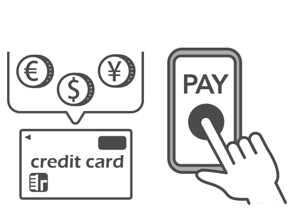 さまざまな決済に対応